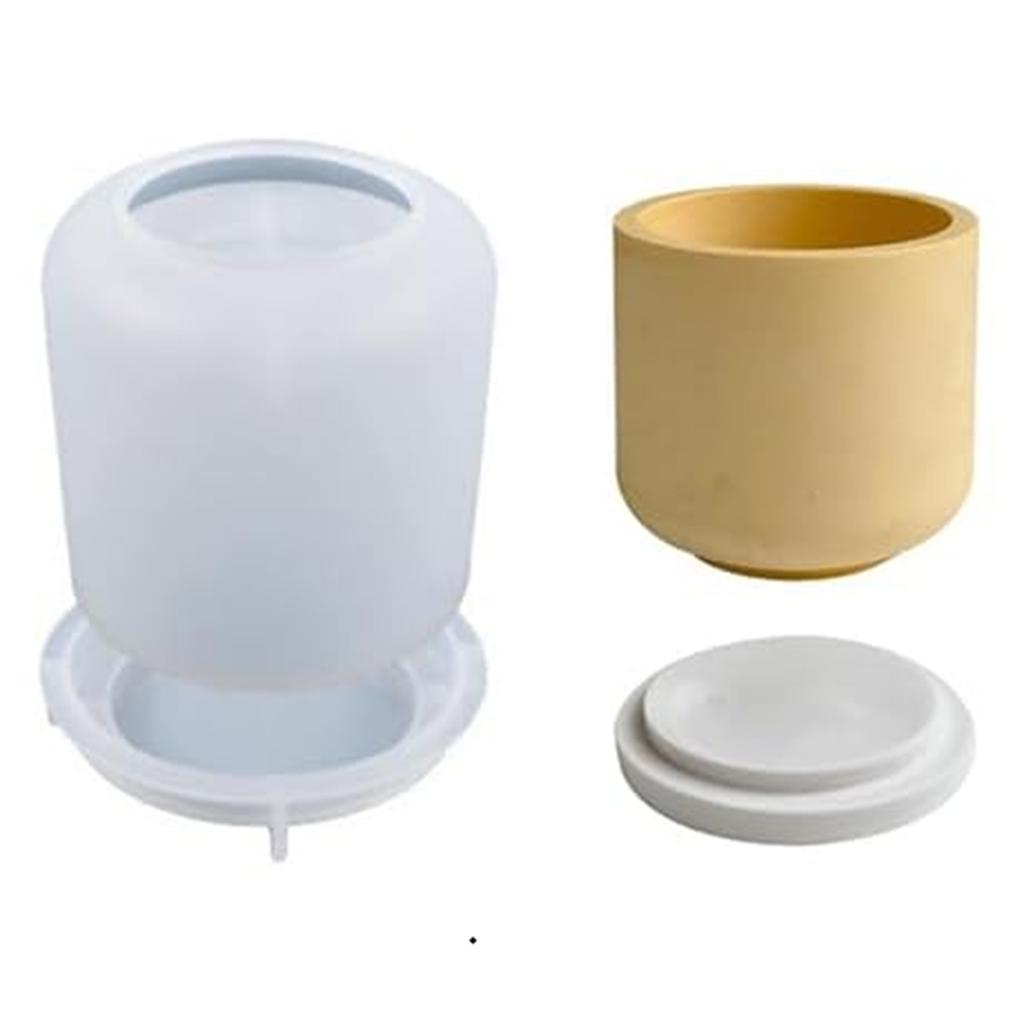 Silicone Cup-Shaped Candle Mold for DIY Candle Making, Resin Casting, Jewelry Crafts, Home Decor, Easy Release Flexible Baking Mold for Handmade