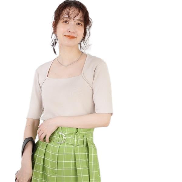 

N Natural Beauty Trapeze Neck Rib Knit Light Gray Basic Women s Sweater,