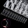 240 Pcs Double-Side Dual Forms Set For Nail Gel Almond Coffin Acrylic Nail Forms Nail Extension Mold Kit For DIY Manicure