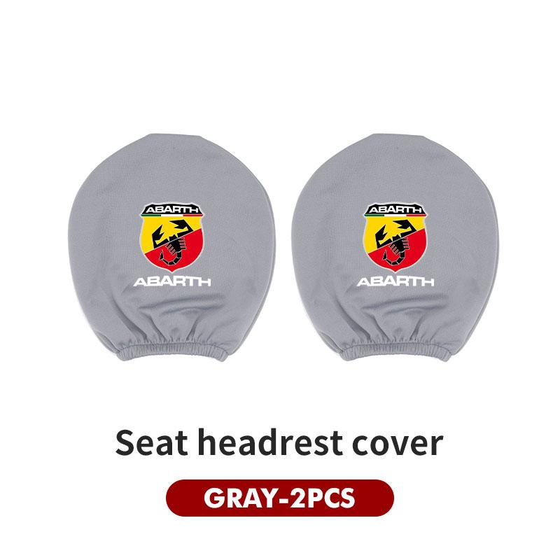 Autositz Kopfstütze Nackenkissen Staubdichte Schutzhülle Für Abarth FIAT 500 Ducato Stilo Palio UNO Astra Bravo Tipo