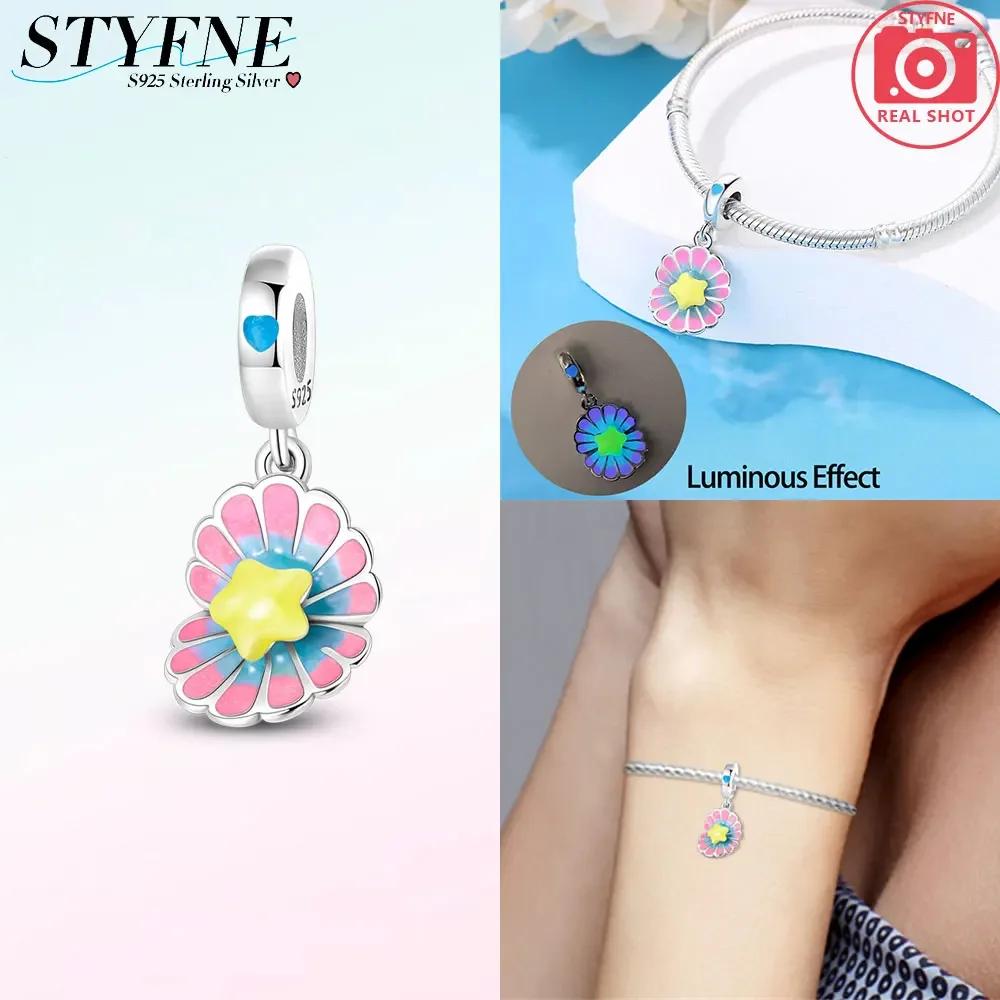 Copper Turtle Dolphin Fishtail Shell Seahorses Octopus Luminous Charms Beads Fit Original Bracelets Diy Jewelry Gift