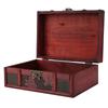 Vintage Wooden Jewelry Storage Box   Wooden Decorative Book Box(Grape)