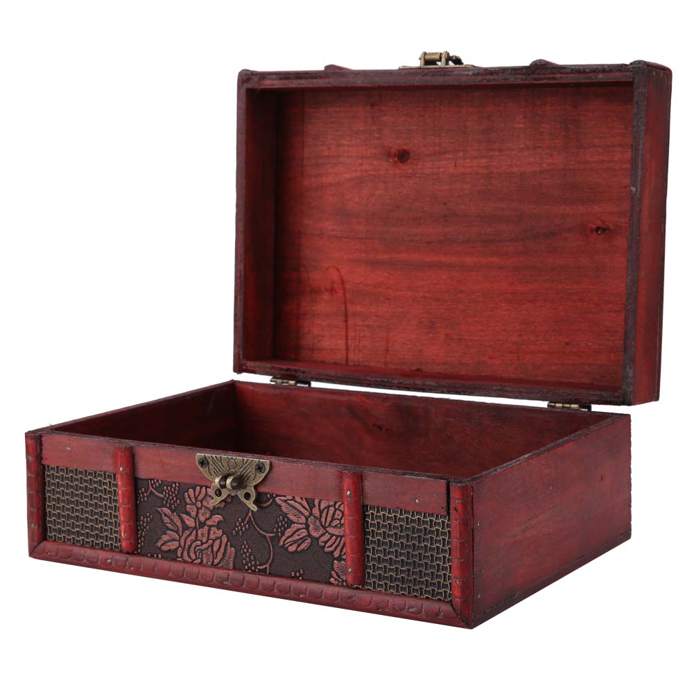 Vintage Wooden Jewelry Storage Box   Wooden Decorative Book Box(Grape)