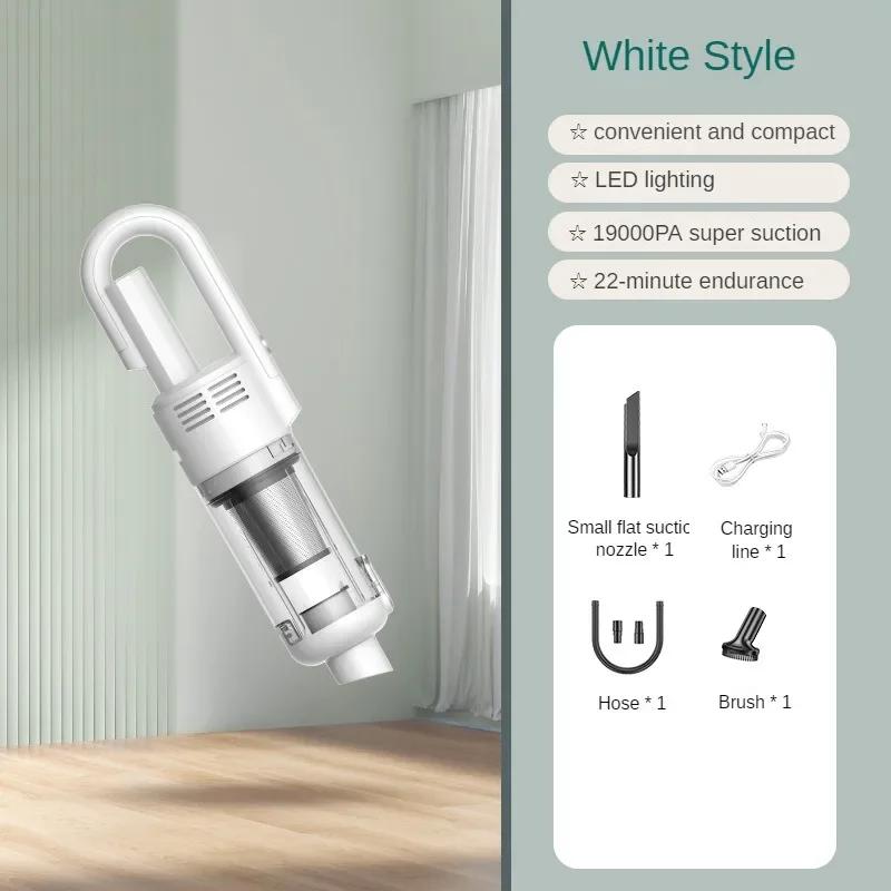 Aparat multifuncțional de casă 19000Pa Mașină de curățat Aspirator de mașină fără fir puternic Filtru metalic portabil portabil