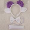 Kids Animal Costume Sheep Ears Headbands Bowtie,Tail,Tutus Glove 1/3/4/5pcs