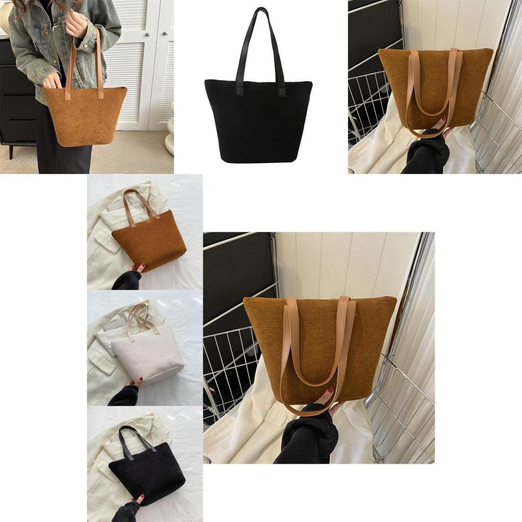 Fashionable Vintage Inspired Tote Bag For Women With Spacious Design And Soft Fabric