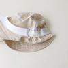 Japanese Simple Pleated Quick-Drying Sun Cap Summer Korean Version Breathable Thin Solid Color Bucket Hat