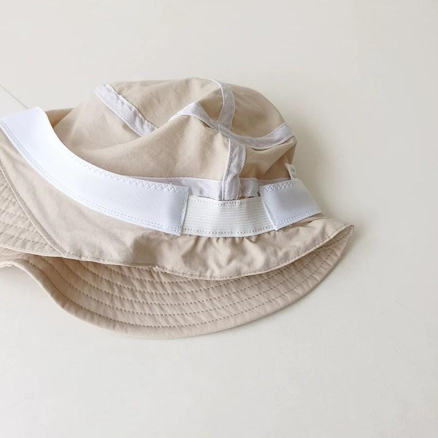 Japanese Simple Pleated Quick-Drying Sun Cap Summer Korean Version Breathable Thin Solid Color Bucket Hat
