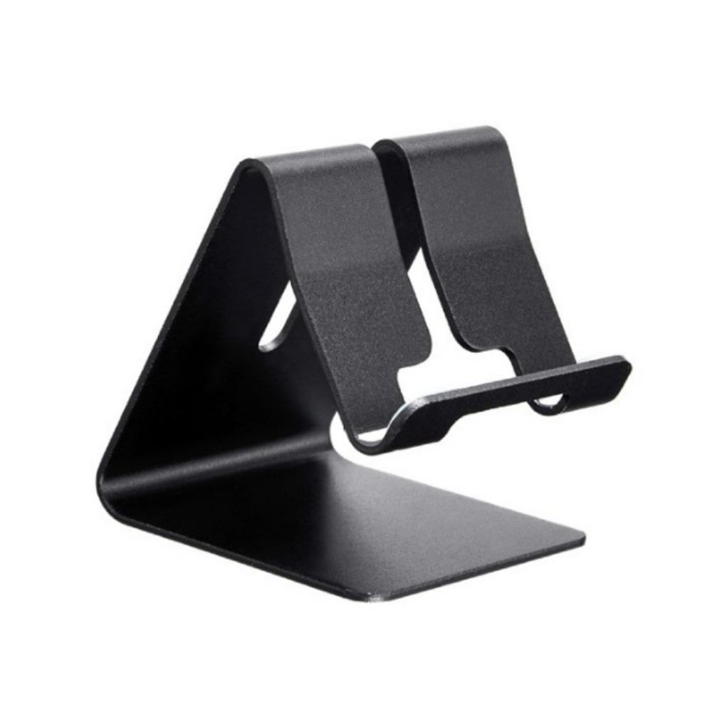 Aluminum Alloy Desktop Mobile Phone Holder Bracket Can Print Corporate Logo Metal Lazy Mobile Phone Tablet Universal Mobile Phone Holder