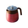 Stainless Steel Titanium-Coated Teapot Titanium-Coated Liner Large Capacity Insulated Coffee Pot with Handle Brewing Pot Kitchen