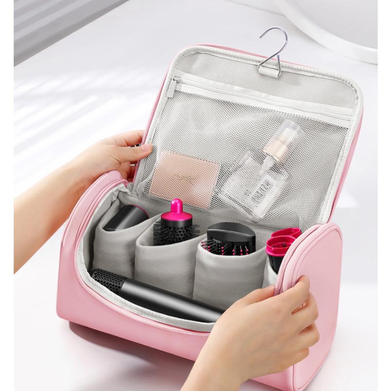 Modern Travel Styling Tool Case Pu Travel Organizer For Hair Dryer And Curling Iron