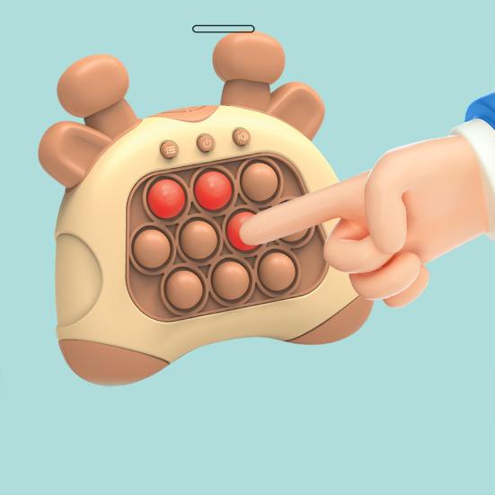 Whack-a-Mole Game Console Fun Multiplayer Toy with 4 Exciting Game Modes Plastic Design