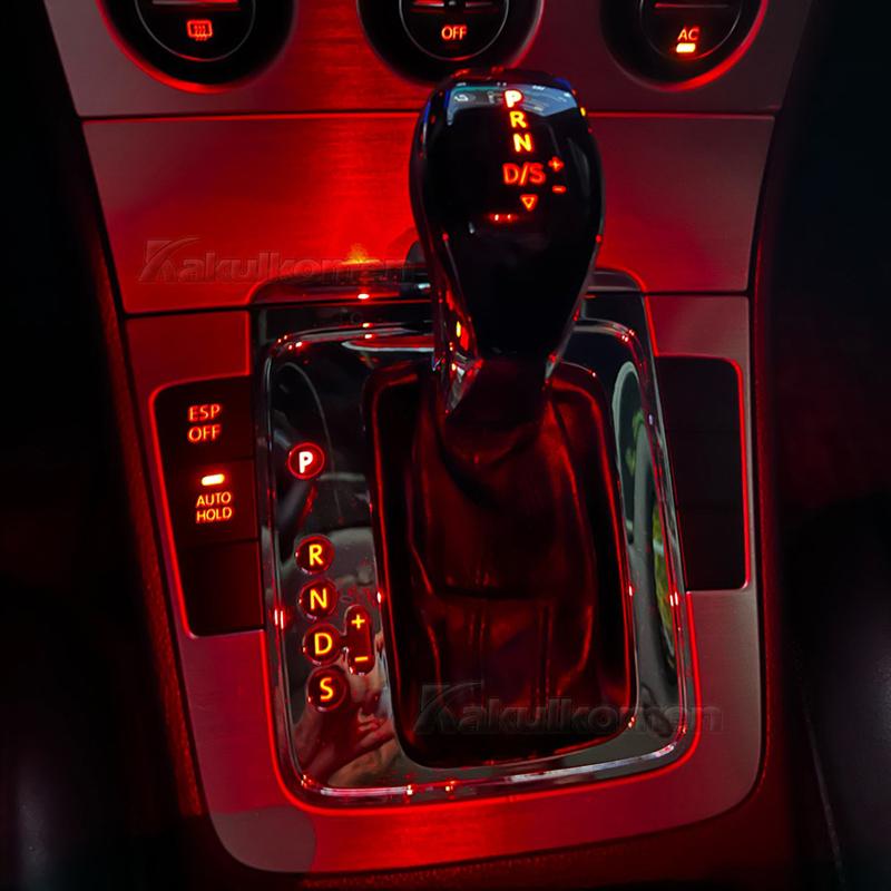 Automatic DSG Gear Shift Knob For VW Golf Mk6 Mk7 Passat B7 B8 Tiguan MK2 Touareg CC LED Interior Synchronize Electronic Display