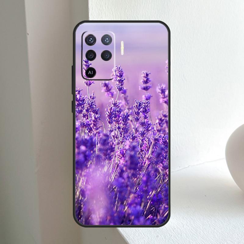 

Цветы лавандового цвета для чехла OPPO A74 A54 A94 A17 A57 A15 A16 A76 A96 A18 A38 A58 A78 A98 A40 A60 A80 A5 A6 Pro OPPO A54 4G