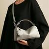 HIFASHION Genuine Leather Small Boston Women Shoulder Bags Soft Pillow Satchel Crossbody Purses Daily Work Tote Ladies Handbags
