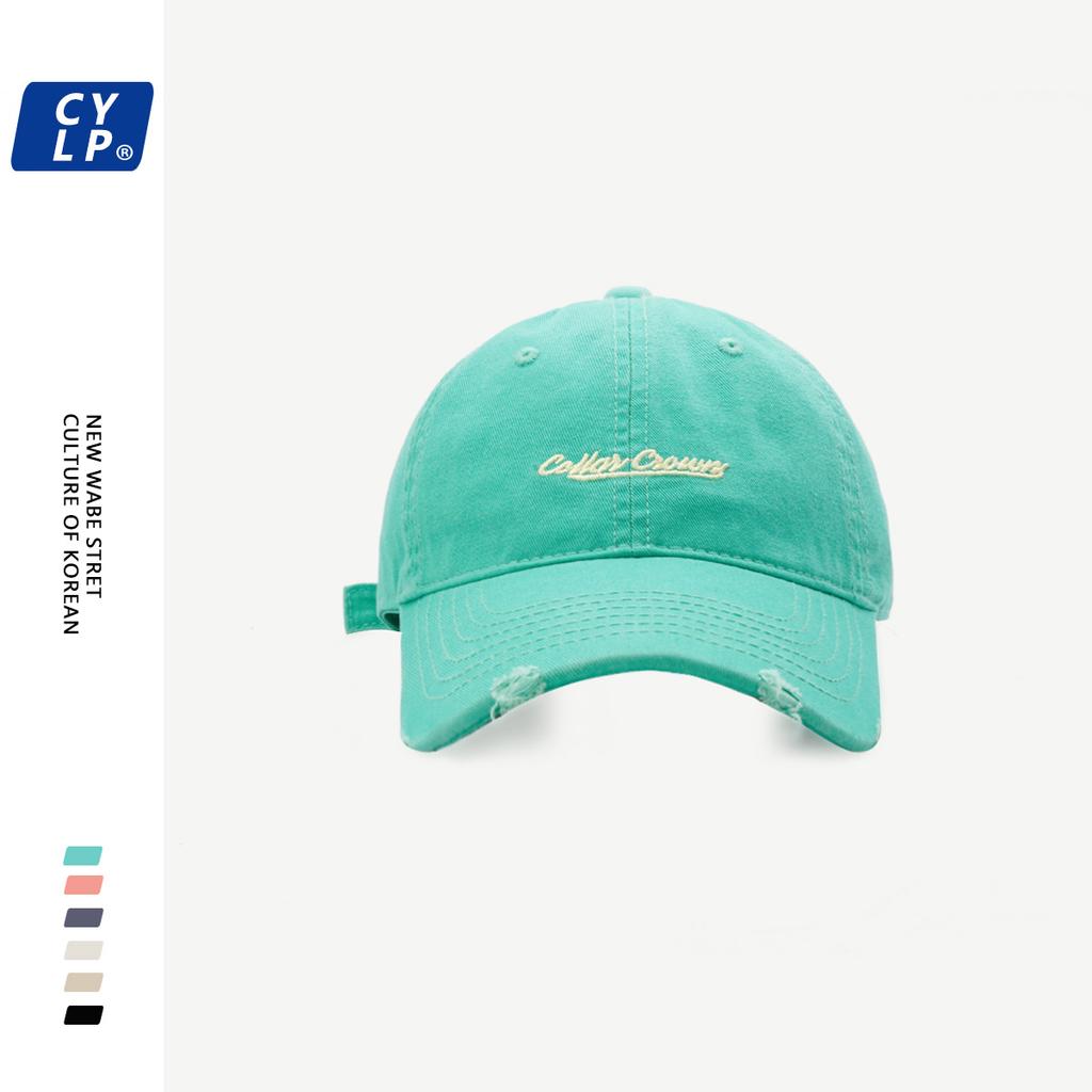 Spring and summer hats, women's summer high-quality alphabet baseball caps, street tide ripped peaked caps, male and female couples