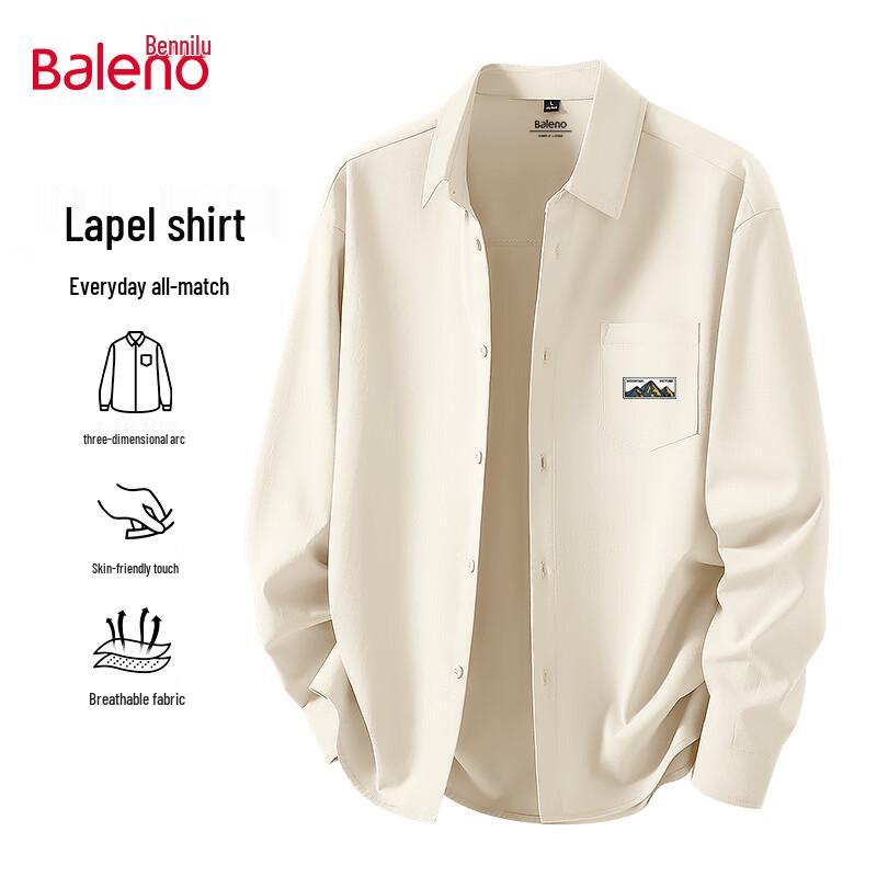 

Baleno Unisex Classic Sand-Washed Casual Shirt 3XL