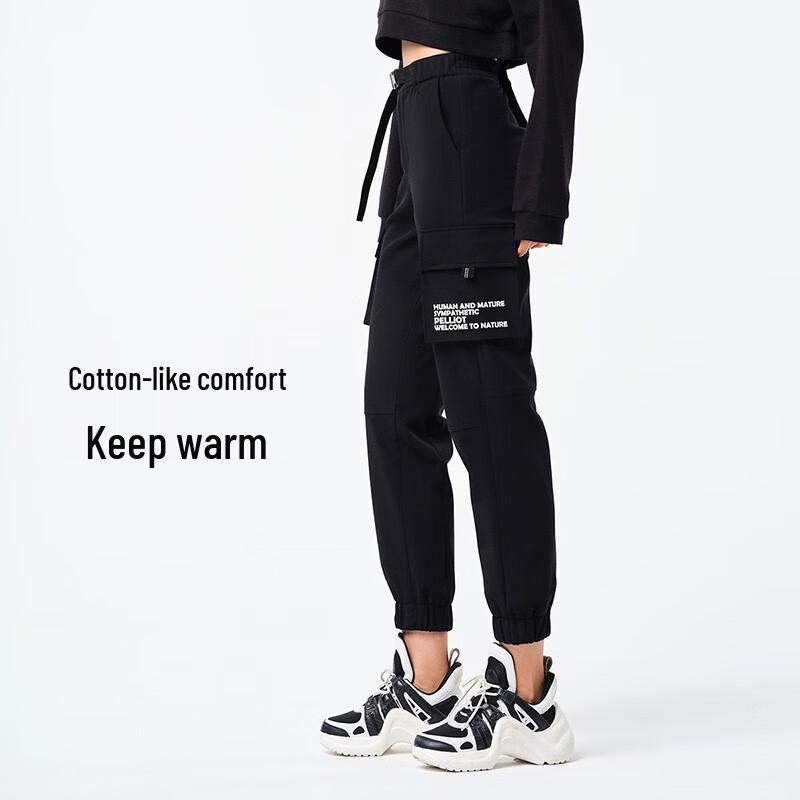 

Pelliot Women s Fleece Lined Cuffed Cargo Pants L