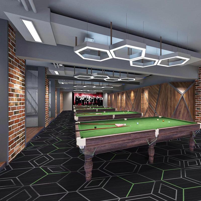 Luxury Printed Carpet for Hotel Billiard, Game, and Recreation Rooms – Wall-to-Wall Hallway and Private Room Flooring