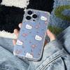 Hello Kitty Illustration Apply Apple 15/14/16 Promax Phone Case 12/11 Transparent Space Case 7/8/se
