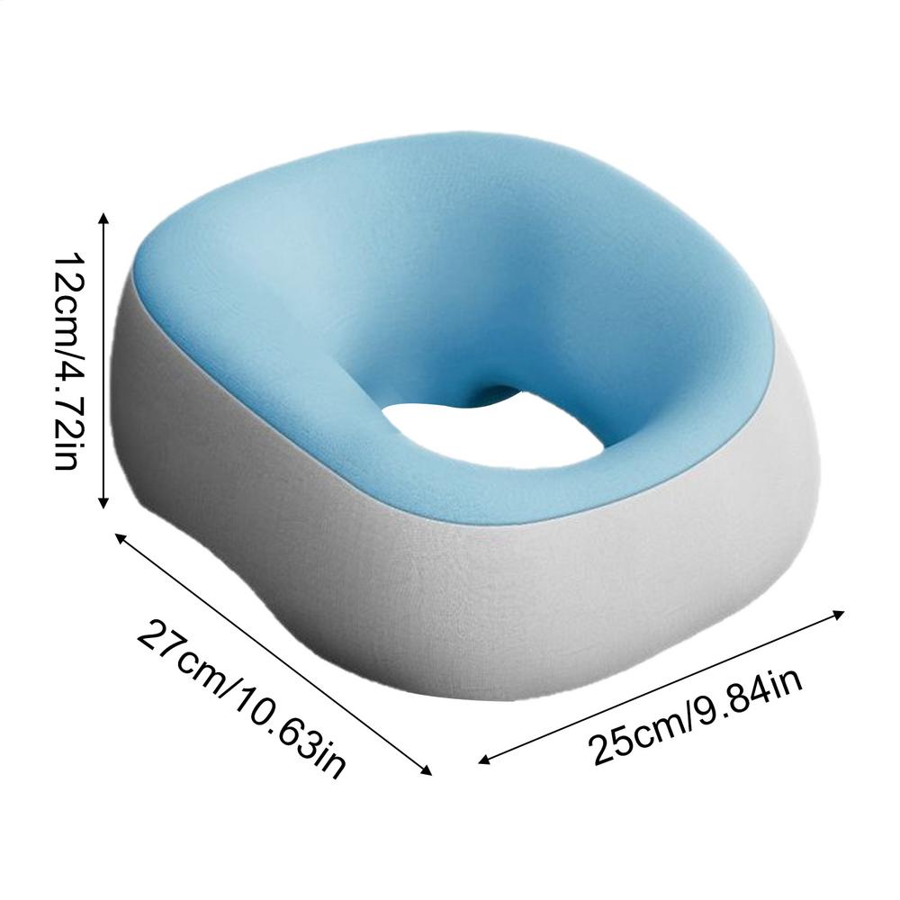 

Face Pillow for Sleeping Facial Pillow Breathable Soft Contour Headrest Portable Back Relief Spa Beauty for Women Elderly Adults світло-синій колір