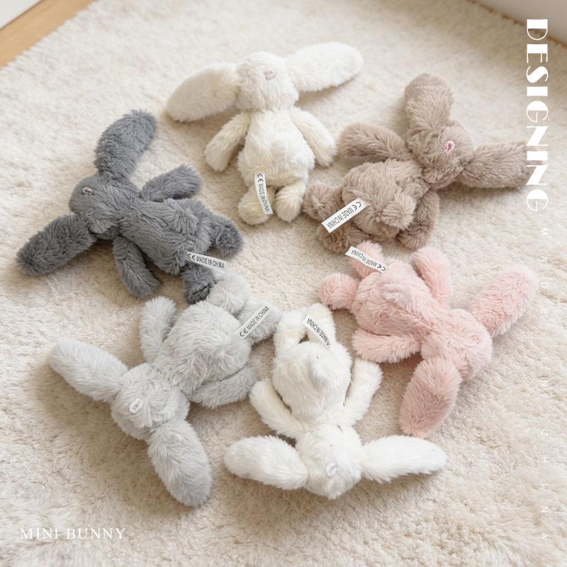 Plush Rabbit Keychain Charm: Cute Backpack Pendant & Doll Gift for Girls