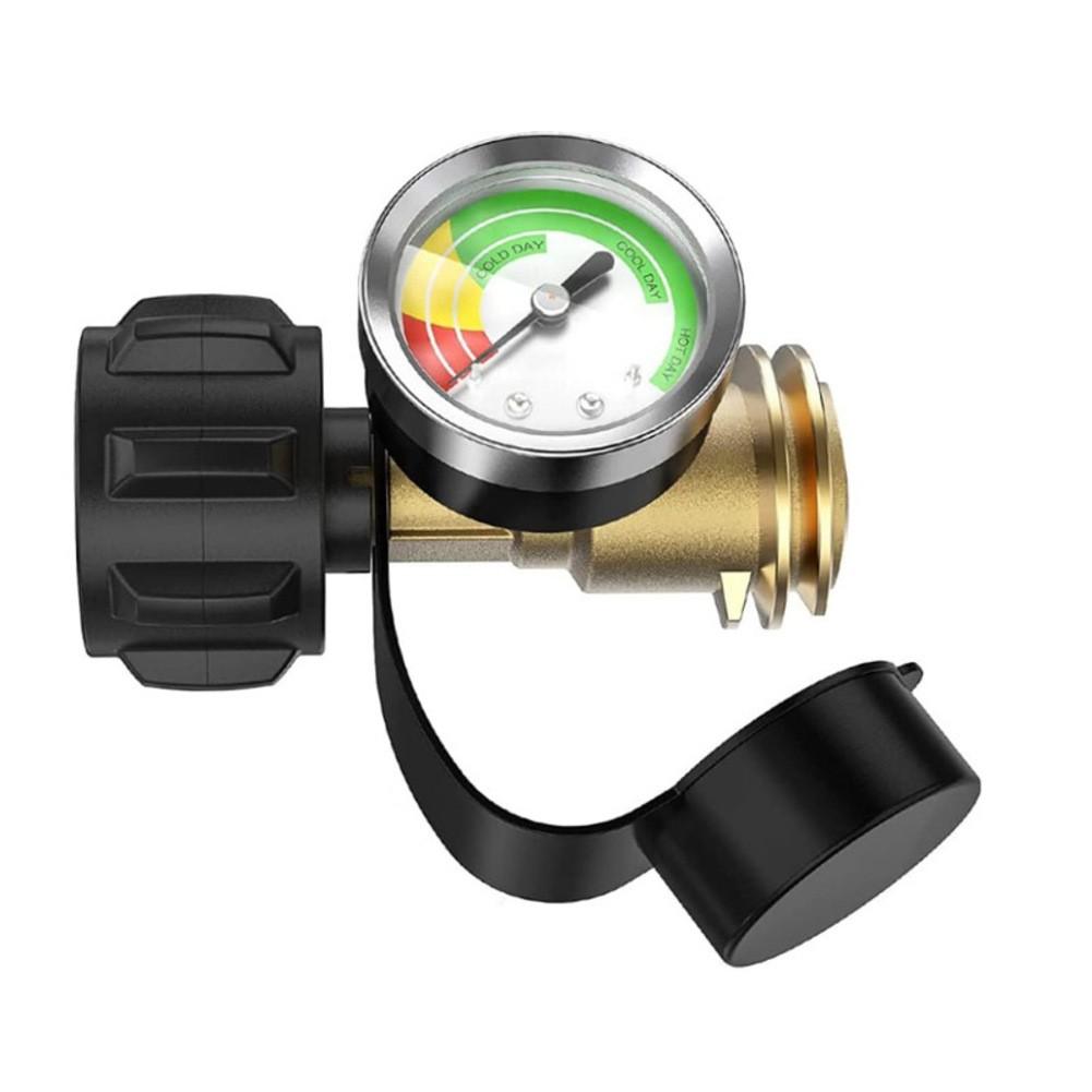 Camping Gear Propane Adapter Tank Level Indicator Grill Accessories