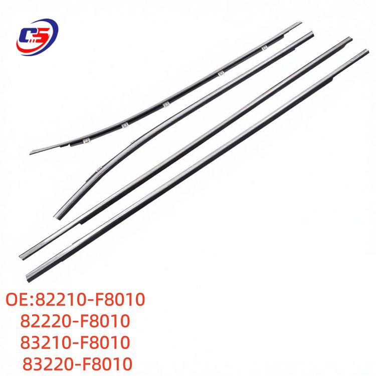 

Kia 2016-2021 Electroplated Outer Weatherstrip Seal 82210-F8010/82220-F8010 82210-F8010 82220-F8010 83210-F8010 83220-F8010
