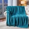 Nordische Woll-Sofa-Decke - Herbst/Winter Gemütlich Gestrickt für Klimaanlage, Weihnachten, Autonickerchen und Kissen