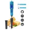 Yieryi New PH-61181 PH Meter Temperature Water Quality Tester Pen Soil PH Tester for Laboratory Drinking Water Cheese Meat Milk