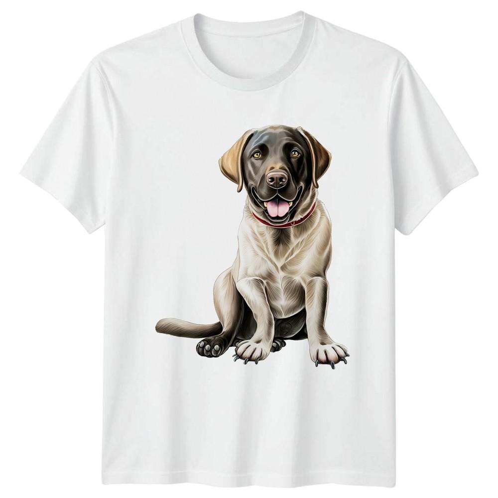 Smiling Labrador Dog Animals Unisexs TShirt Unisexs Tee Graphic Unisex Top S
