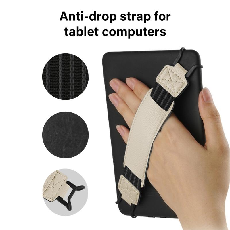 Universal AntiSlip Tablets Band For 9-11Inch Models Tablets Ergonomic Elastic Hands Strap Secure Portable Finger Holder