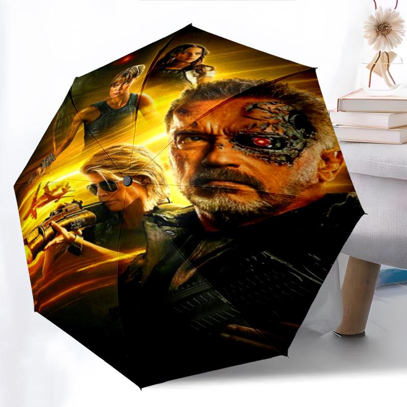 Apocalyptic Warriors Unite Folding umbrella durable Suitable for all seasons outdoor light Sun umbrella