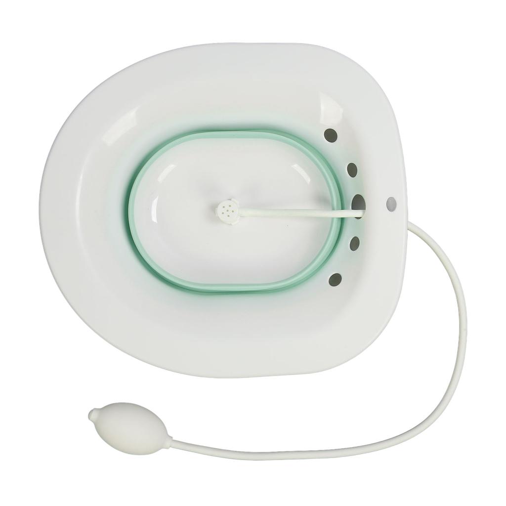 Sitz Bath Folding Multifunctional PP Silicone Toilet Seat Sitz Bath for Hemorrhoid Postpartum Care