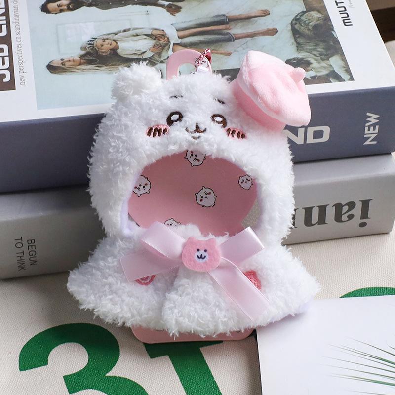 15Cm  Cute Plush Doll'S Clothes Cape Skirt Suit Sitting Party  Kuromi Clothes Monsters Vinyl Labubu Clothes