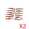Military Building Blocks Accessories Soldier Figures Weapons Guns Mini Bricks USA Soviet Pistols Kids Toy Gifts Set R050