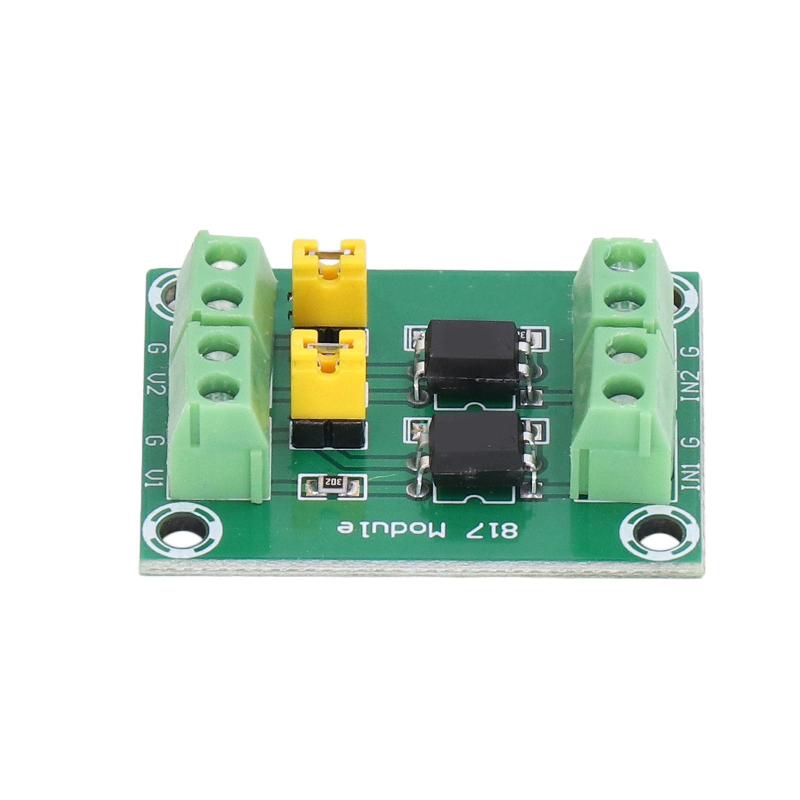 

2 Channel Optical Isolation Module Photoelectric Optocoupler Driver Output Converter Board