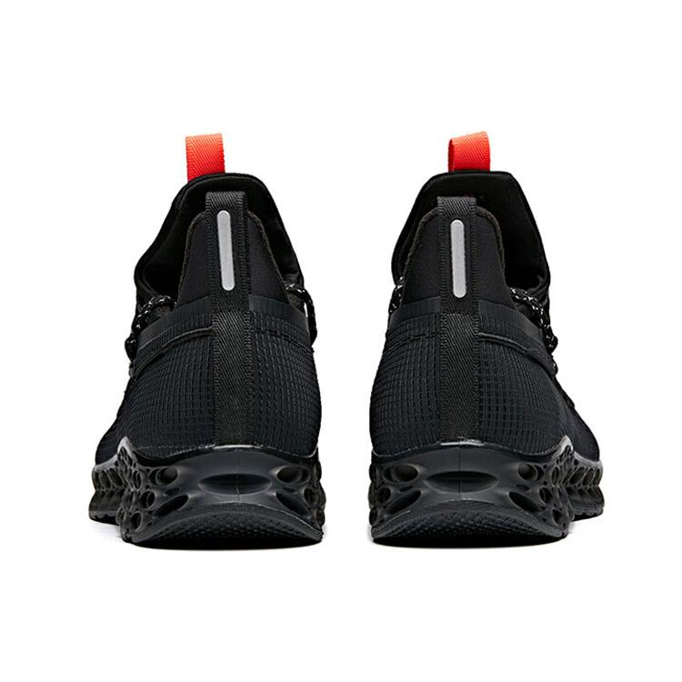 Anta A Flashfoam Wormhole Technology Sports Slip Resistant Low top Running Shoes Men's Black 112025598-2