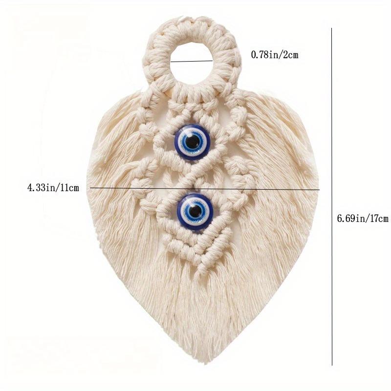 1PC Bohemian Hanging Cotton Rope Woven Wall Hanging Handmade Tapestry Home Wall Decoration Small Pendant