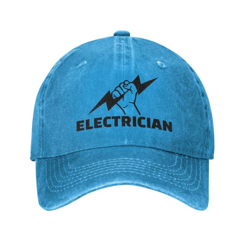 Punk Electrician Engineer Electrical Power Unisex Cotton Baseball Cap Adult Adjustable Dad Hat Women Unisex Sports