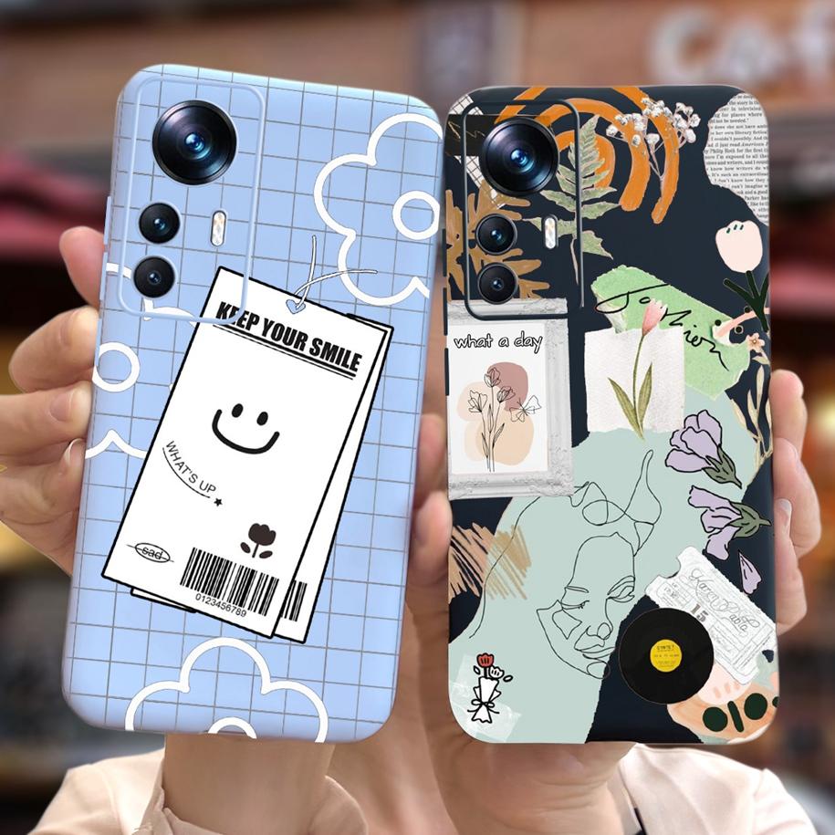 For Xiaomi 12T Pro Case Mi 12T 2022 New Fashion Art Painted Cover Soft Fundas Phone Case For Xiaomi Mi 12T Mi12T Pro Cover Coque