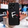 Custodia Per Xiaomi 14T 14 15 12 12S 12T 12X Pro Ultra Lite Cover Posteriore Carina Cuore d'Amore Modello Lettera Silicone Morbido Anti Caduta Protettiva Per Xiaomi Capa