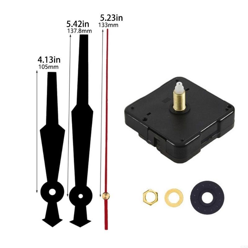 62KD DIY 16palcový tichý hodinový strojek Hodinky Nástěnné hodiny Strojky pro panel o průměru 35-40 cm