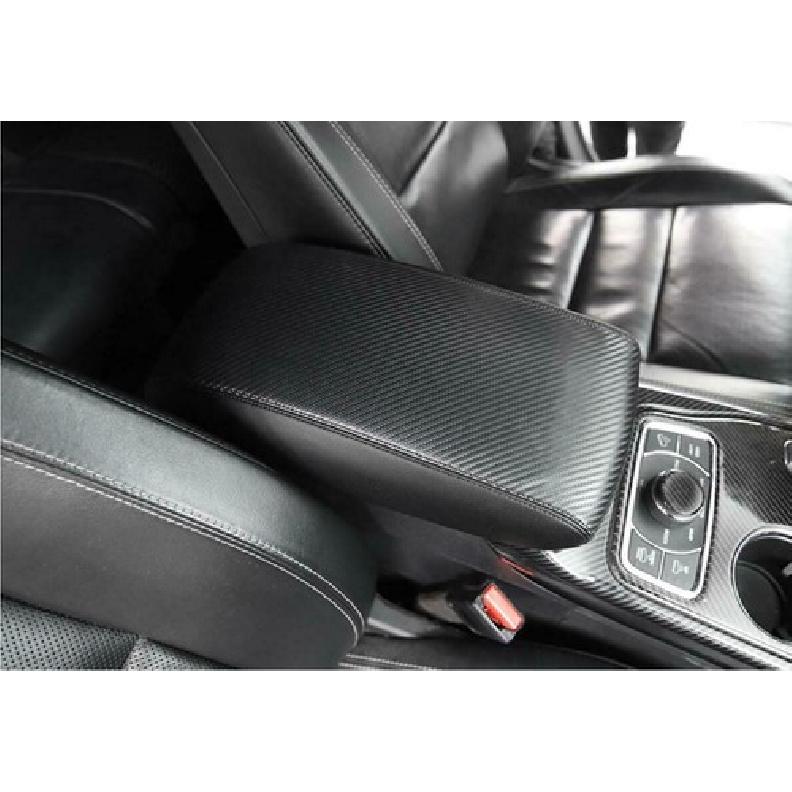 For 2011- Jeep Grand Cherokee Carbon Fiber Center Console Armrest Pad Cover
