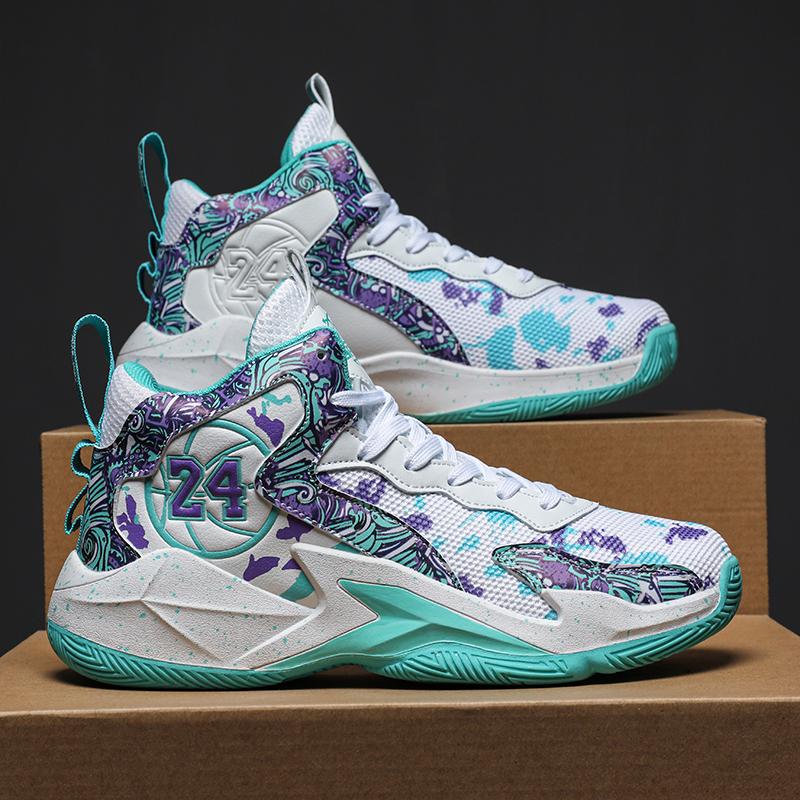 Shock-absorbing Basketball Shoes for Men Non-slip Actual Combat Students Casual Sneakers for Men Trend for Women 2025 Fall