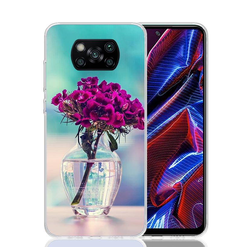 

Чехол для телефона с фиолетовыми цветами лаванды для Xiaomi Poco X7 X6 X5 Pro F7 Ultra Redmi 15C 15 13 13C 12 12C 10 10A 10C 9 9A 9C 9T Xiaomi Poco F7 Pro