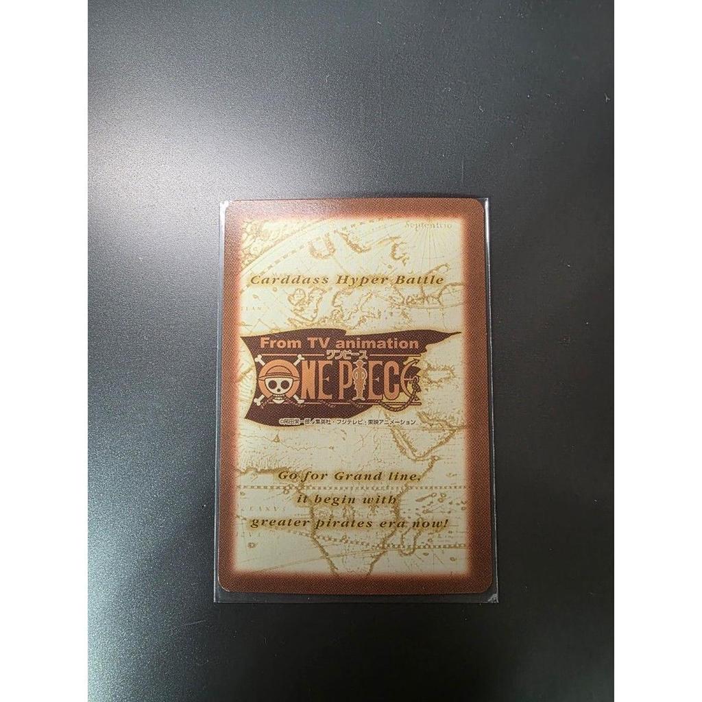 Used One Piece Hyper Battle Carddass Early Shanks, Beckman C303 C304 ONE PIECE 2000 Old Back