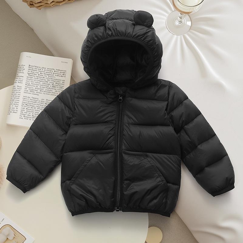 Cute, Warm, Comfortable and Lightweight Winter Hooded Short Coat with Cartoon Ears