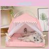 Dogs Nest Nest Summer Cats Semi Enclosed House Cool Mat Foldable Outdoor Pet Tent Supplies Dirt Resistant And Waterproof