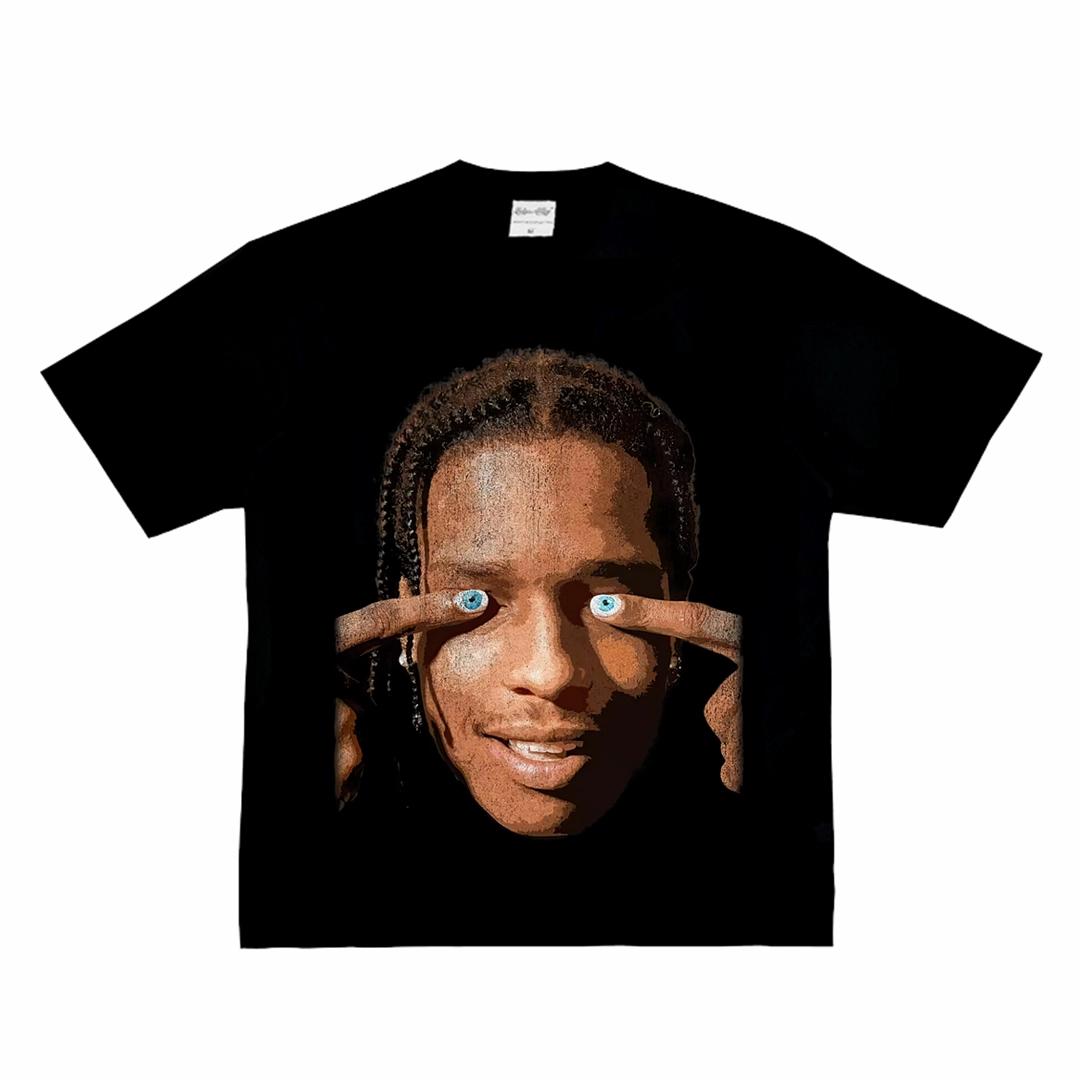 

Oversized Travis Scott Graphic TShirt 100 Cotton Vintage Y2K Hip Hop Streetwear Unisex Summer Casual Rapper Print Tees Top M
